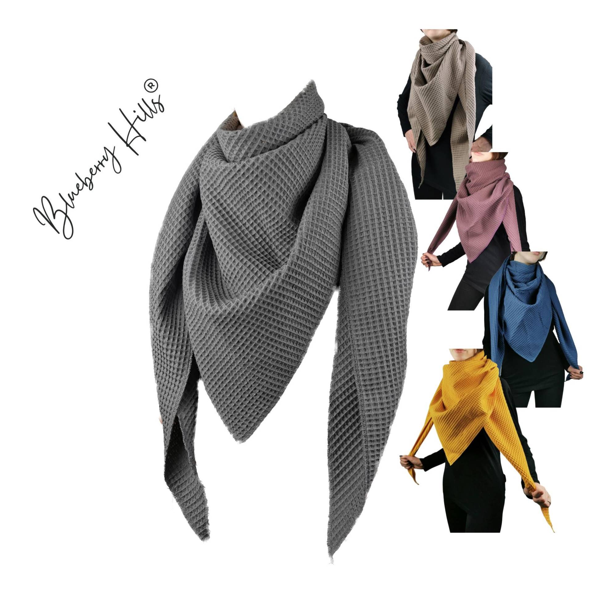 Dreieckstuch Xxl Verschiedene Farben Waffelpique Dreieckstuch Xxl Verschiedene Farben Waffelpique von blueberryhillsshop