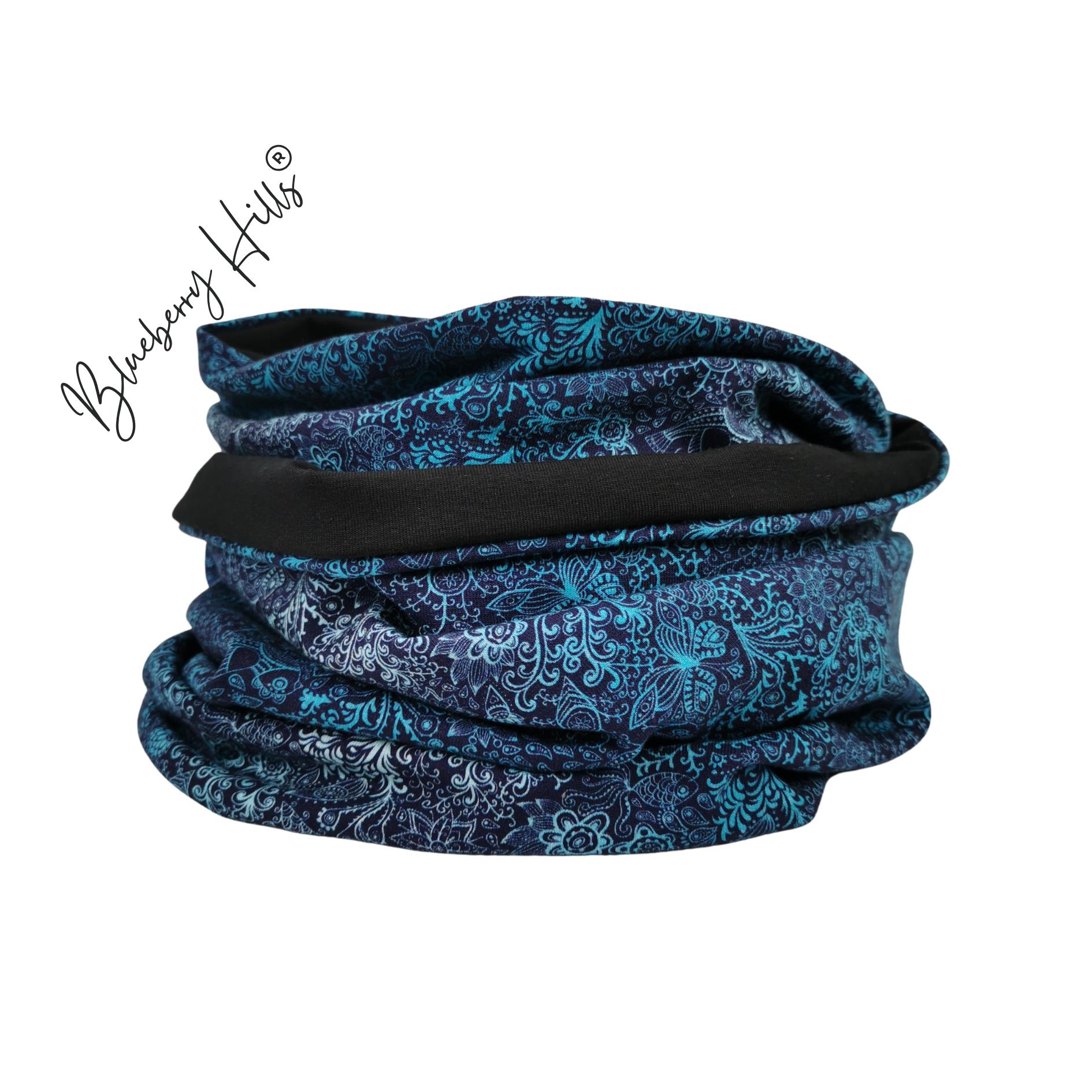 Loop "Skye" Dunkelblau Rund Jersey Schlauchschal Loop "Skye" Dunkelblau Rund Jersey Schlauchschal von blueberryhillsshop