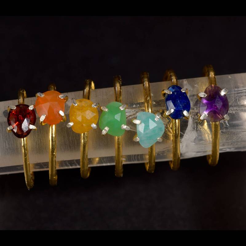 Chakra Stapelringe von bluelotusgems