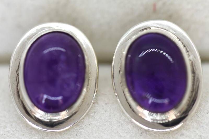 Amethyst Ohrstecker Mit Sterling Silber-G 222 Amethyst Ohrstecker Mit Sterling Silber-G 222 von blueskymargrit