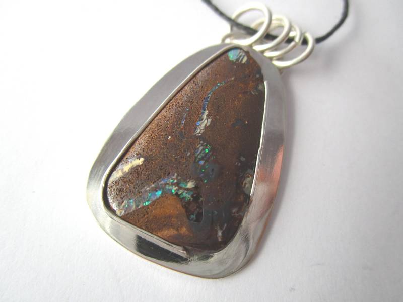 Boulderopal Anhänger Mit Silber-K41 Boulderopal Anhänger Mit Silber-K41 von blueskymargrit