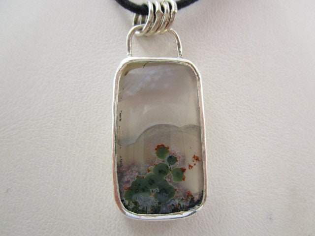 Moosachat Anhänger Mit Silber-G4 Moosachat Anhänger Mit Silber-G4 von blueskymargrit