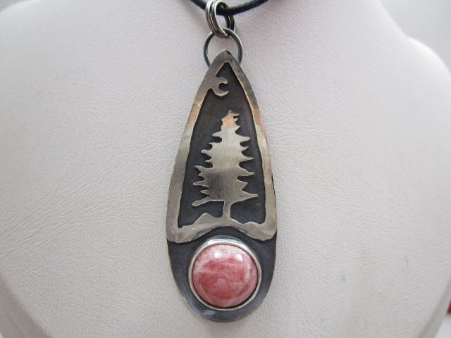 Rhodochrosit Anhänger Mit Silber-G18 Rhodochrosit Anhänger Mit Silber-G18 von blueskymargrit