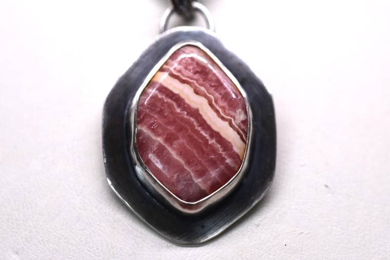 Rhodochrosit Anhänger Mit Silber-G7 Rhodochrosit Anhänger Mit Silber-G7 von blueskymargrit