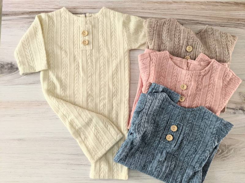 5 Farben - Senfgelber Neugeborenen Strampler, Gelber Gold Foto Requisite Outfit, Babystrampler, Outfit von bluestonesky