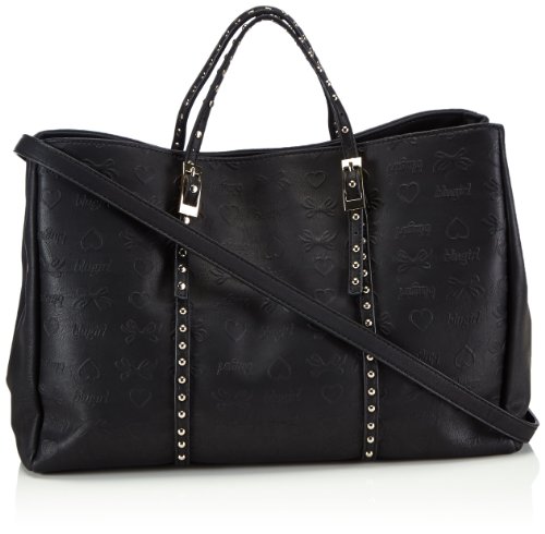 blugirl handbags Two Handles Bag 328008/CM3280 Damen Henkeltaschen 37x26x15 cm (B x H x T), Schwarz (Black) von blugirl handbags