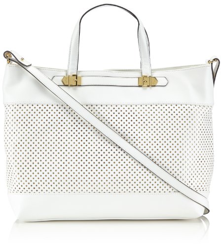 blugirl handbags Two Handles Bag 332007/CM3320 Damen Henkeltaschen 39x31x10 cm (B x H x T), Weiß (White) von blugirl handbags