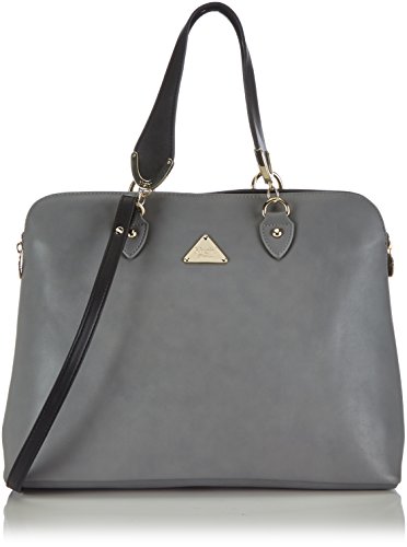 blugirl handbags Two Handles Bag 429008/CM4290 Damen Henkeltaschen 37x29x17 cm (B x H x T), Grau (Grey/Black) von blugirl handbags