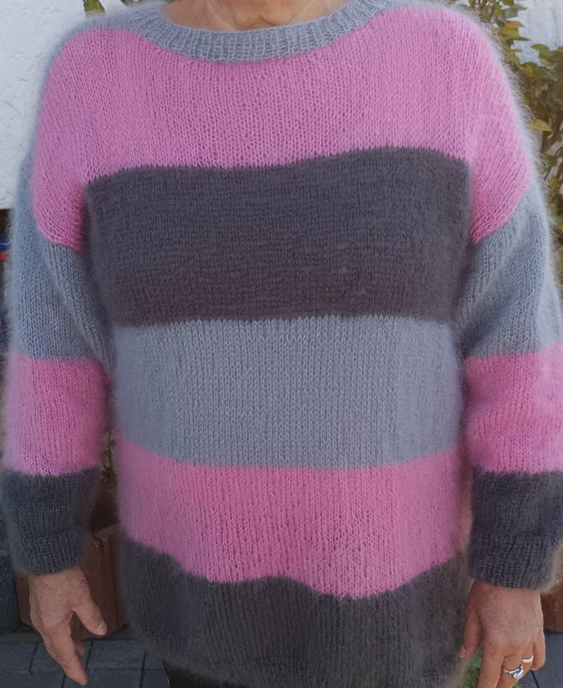 Mohairpullover Größe 38-42 von blumengarten01