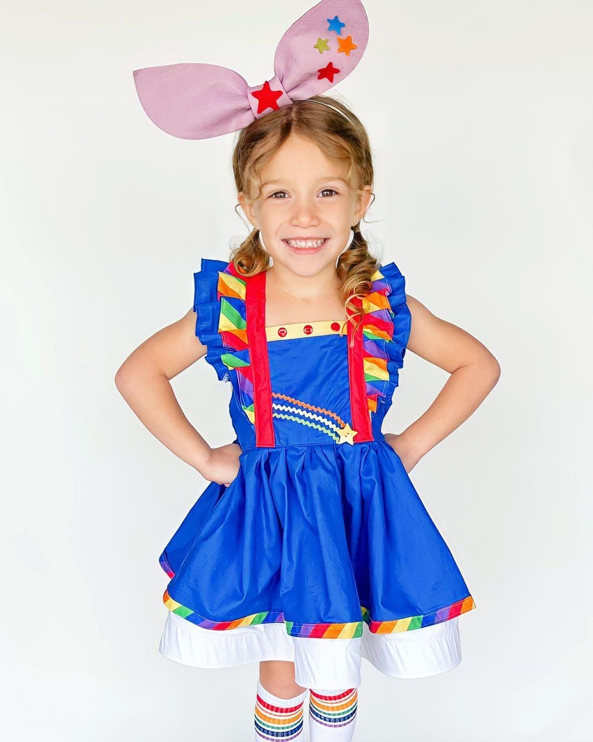 Regenbogen Brite Kostüm, Mädchen Outfit, Baby Geburtstagsparty Outfit von blumoondesign