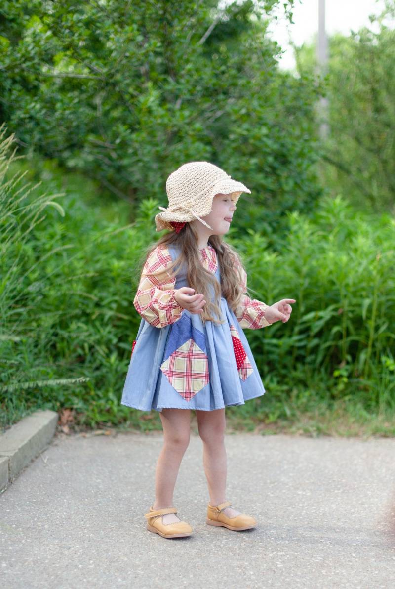 Vogelscheuche Kostüm Für Mädchen, Kostüm, Zauberer Von Oz Halloween Herbst Kleid, Outfit von blumoondesign