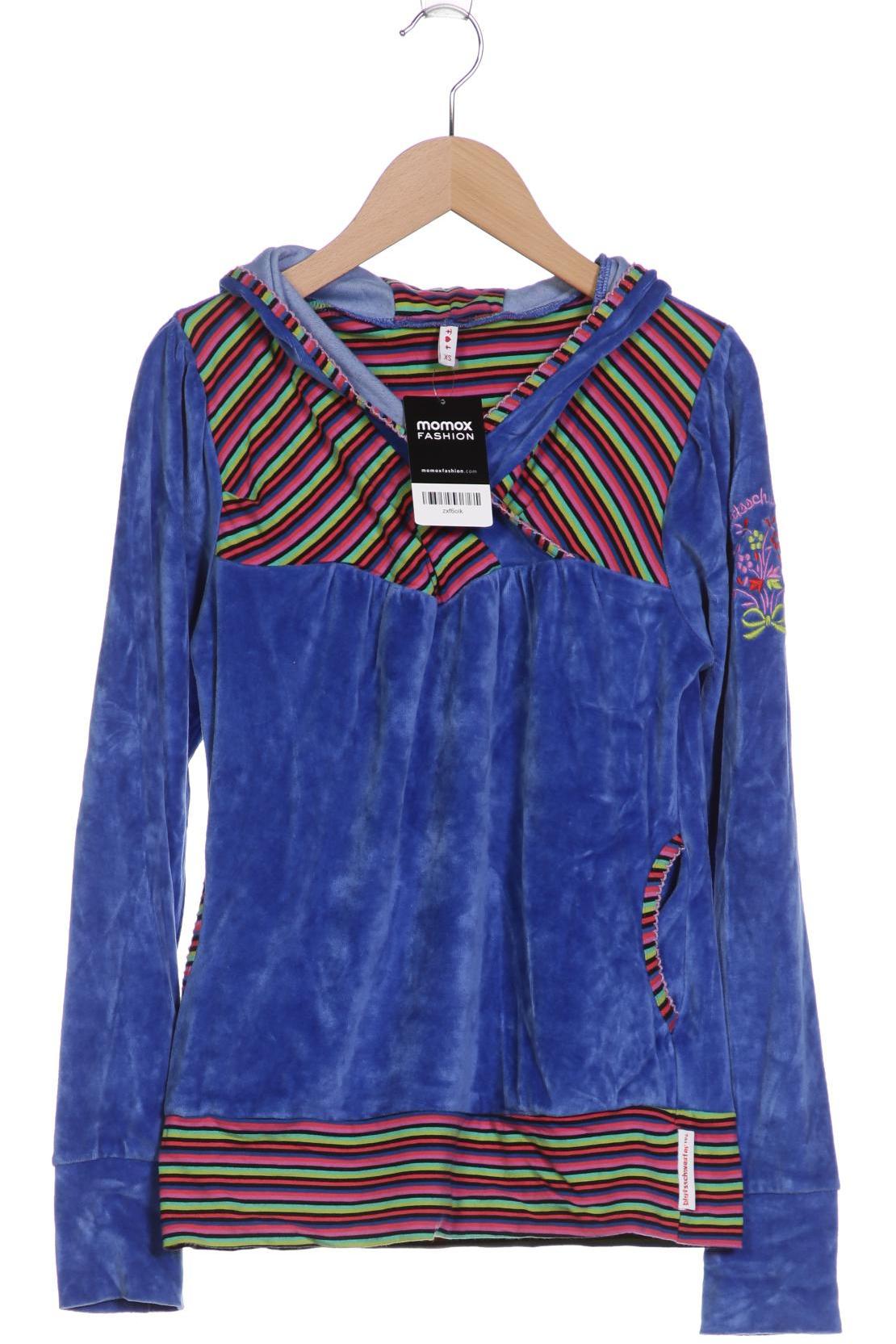 Blutsgeschwister Damen Kapuzenpullover, blau von blutsgeschwister