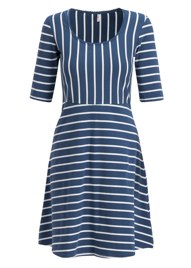 Jerseykleid logo breton dress von blutsgeschwister