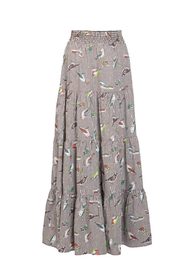 Maxirock marys long picknick skirt von blutsgeschwister