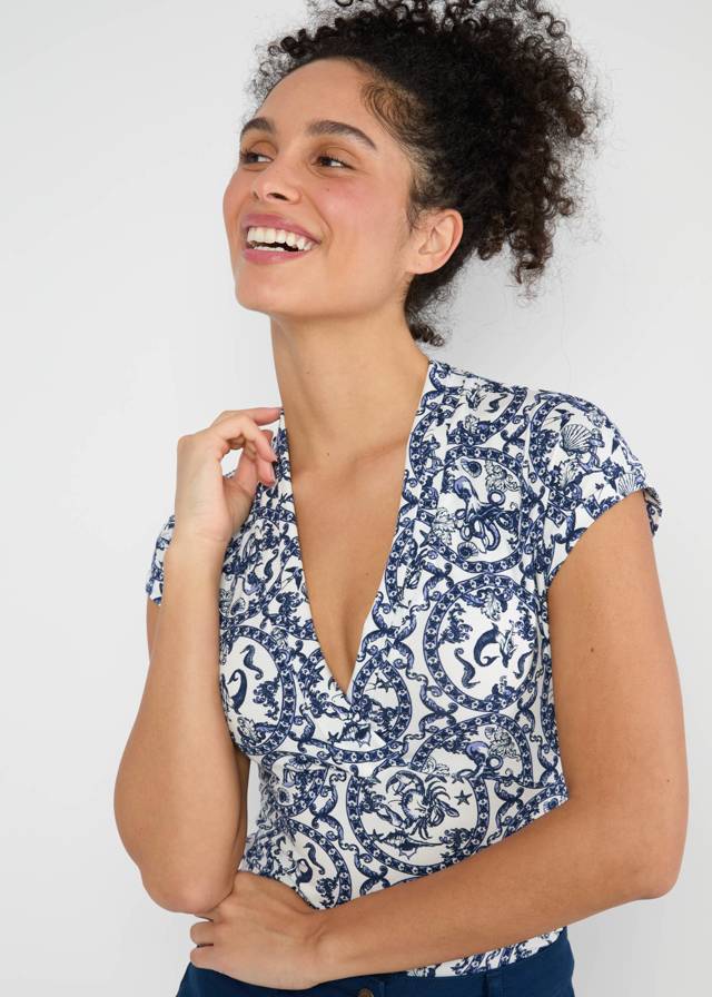 Shirt Mon Cher Cache-Cœur von blutsgeschwister