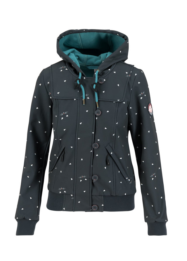 Softshelljacke wetterheldin von blutsgeschwister