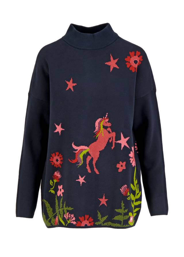 Strickpullover Tapestry Tale Turtle von blutsgeschwister