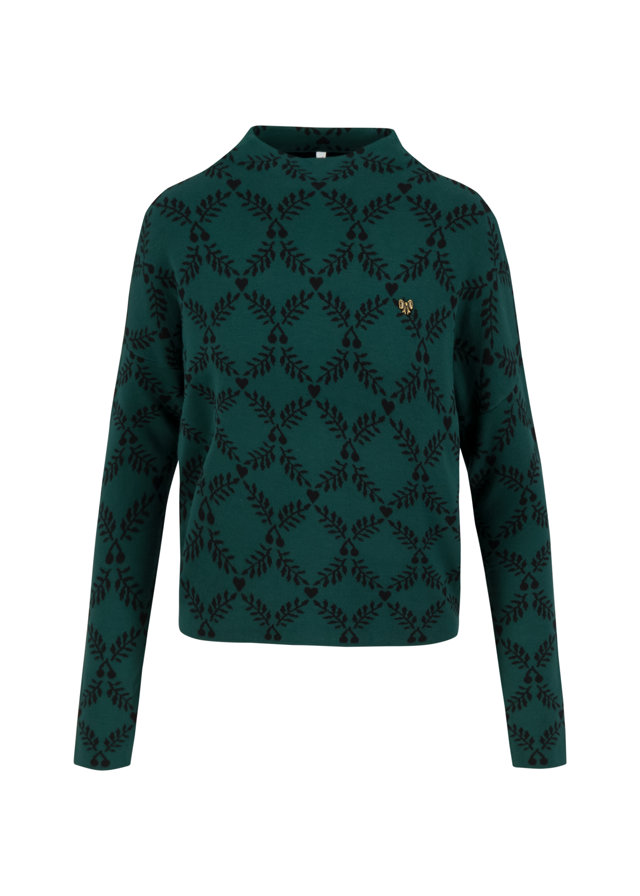 Strickpullover long turtle von blutsgeschwister