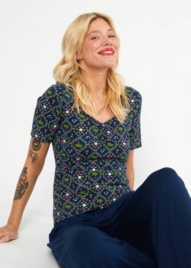 T-Shirt Balconnet Féminin von blutsgeschwister