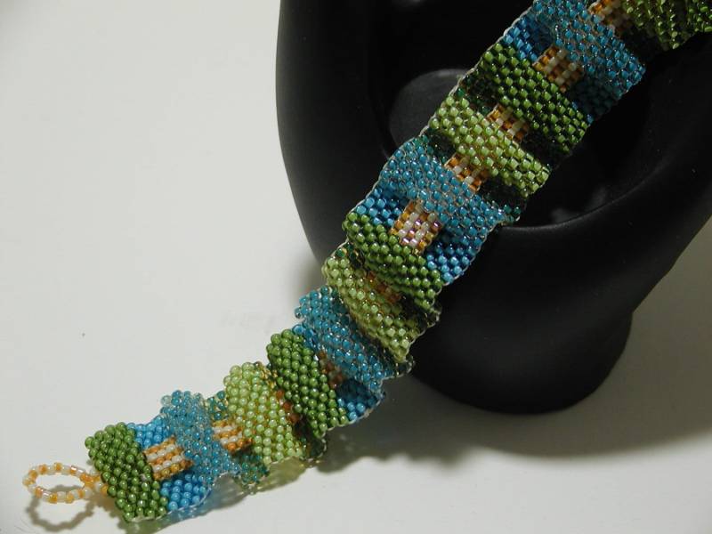 Armband-Blues Und Grünen von bluuj