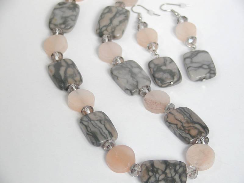 Gray Canyon Marmor Halskette von bluuj