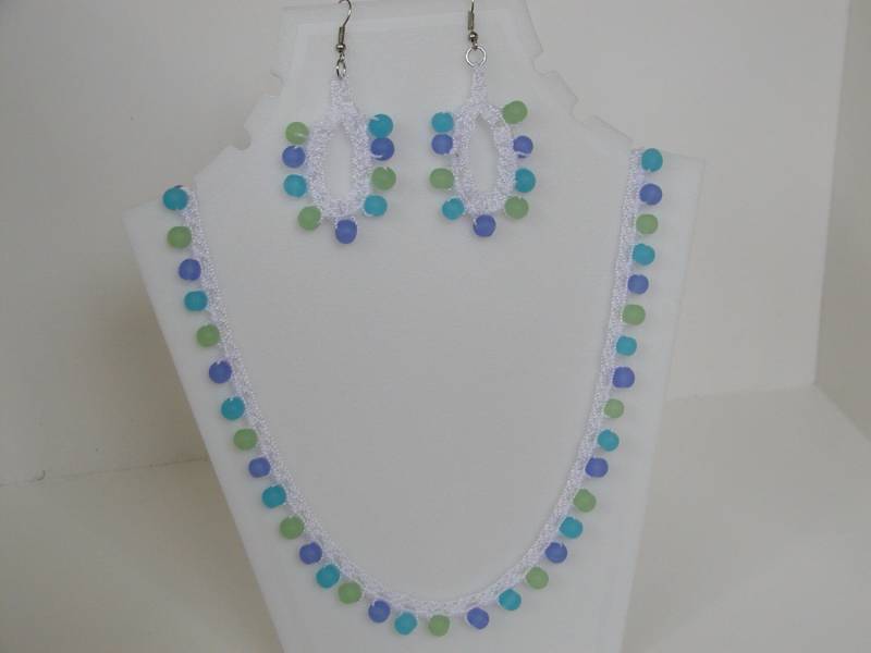 Weiße Bleibierte Halskette von bluuj