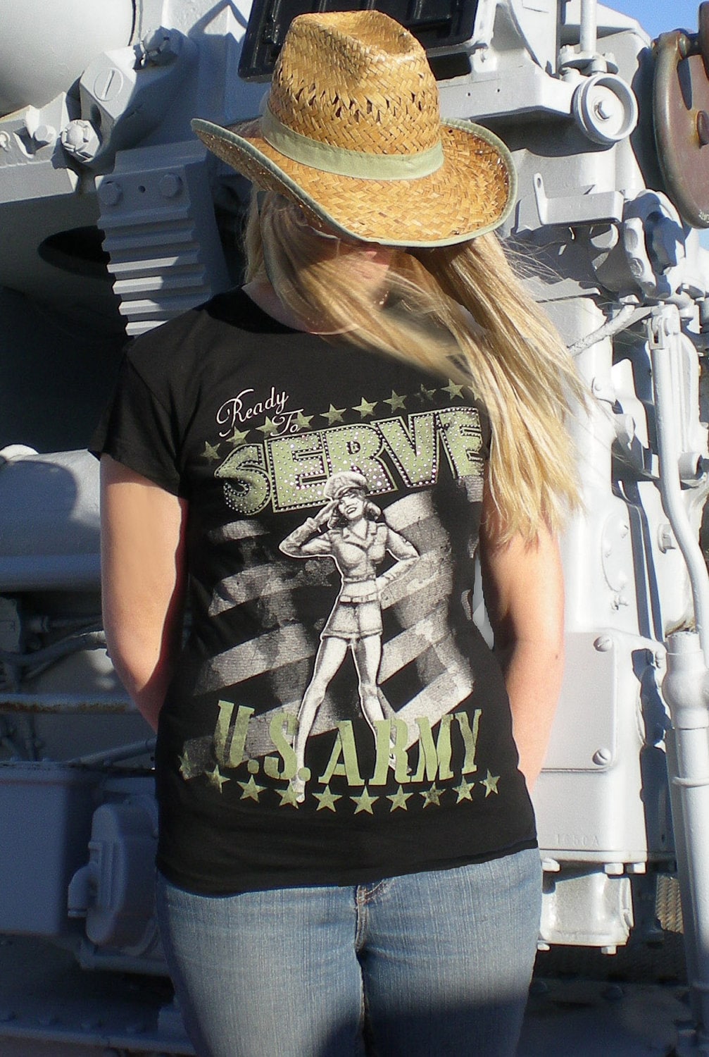 Army Strass in B.l.i.n.g Vintage Stil Design Verschönert Army Strass in B.l.i.n.g Vintage Stil Design Verschönert von bohemianrag