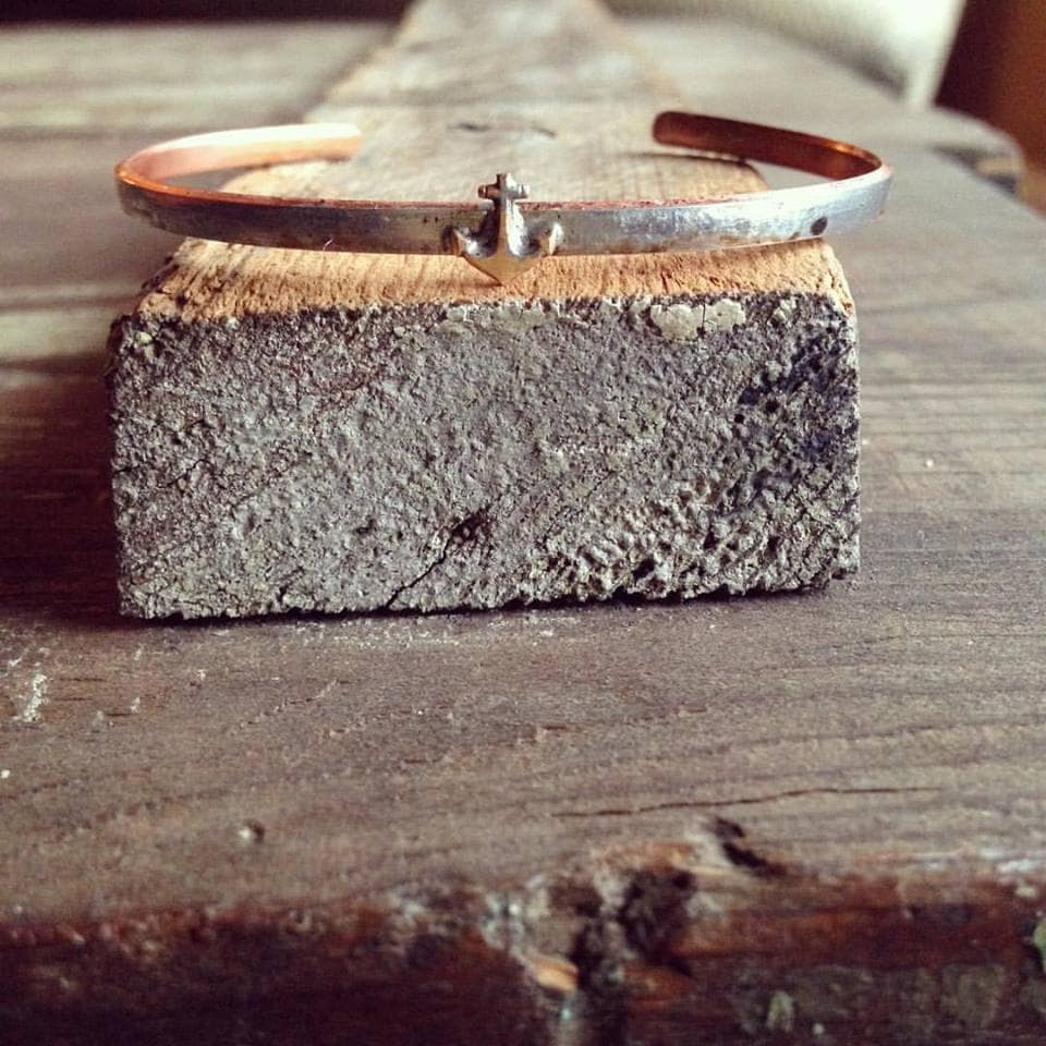 Anker Armband, Skinny Armreif, Hoffnung Die Seele von bohemiansoulshine