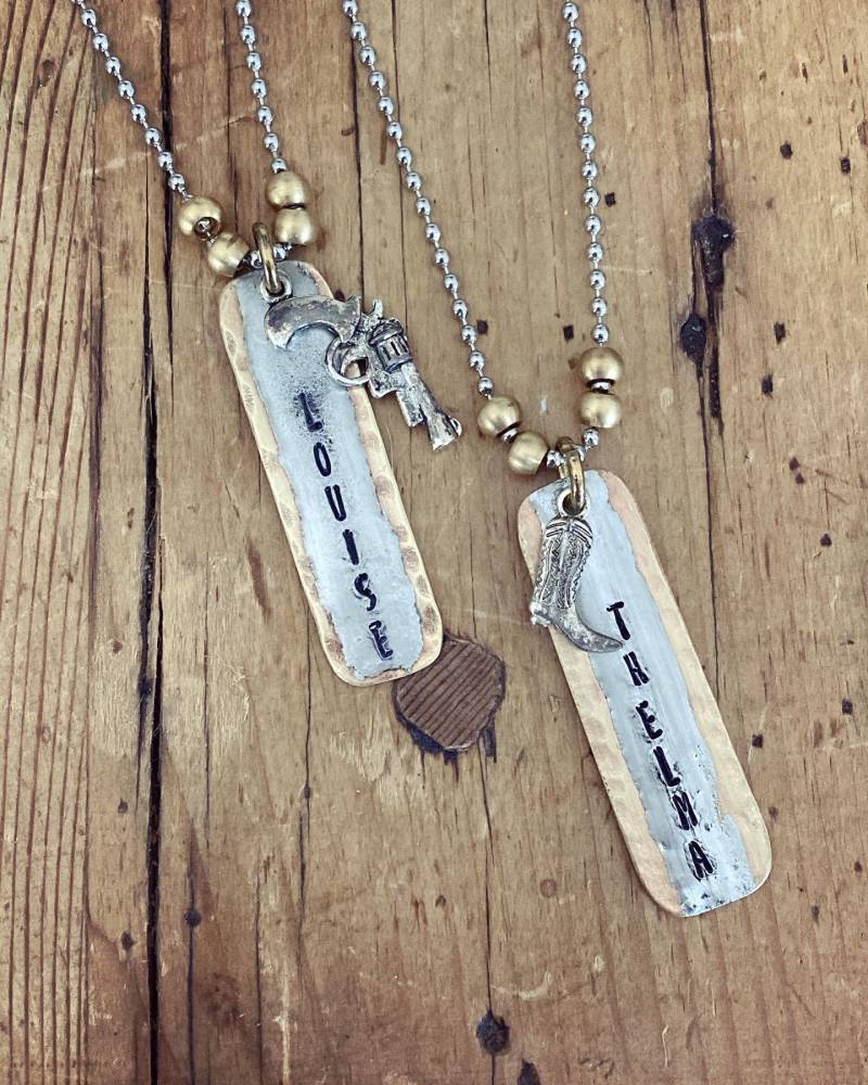 Thelma Und Louise Halsketten, Bff Beste Hündinnen Freunde Halsketten Thelma Und Louise Halsketten, Bff Beste Hündinnen Freunde Halsketten von bohemiansoulshine