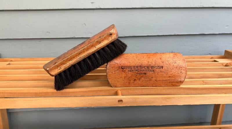 Eine Reihe Von Vintage Cavalier Schuhbürsten Echte Pferdehaar-Schuhbürste von bohemiansway