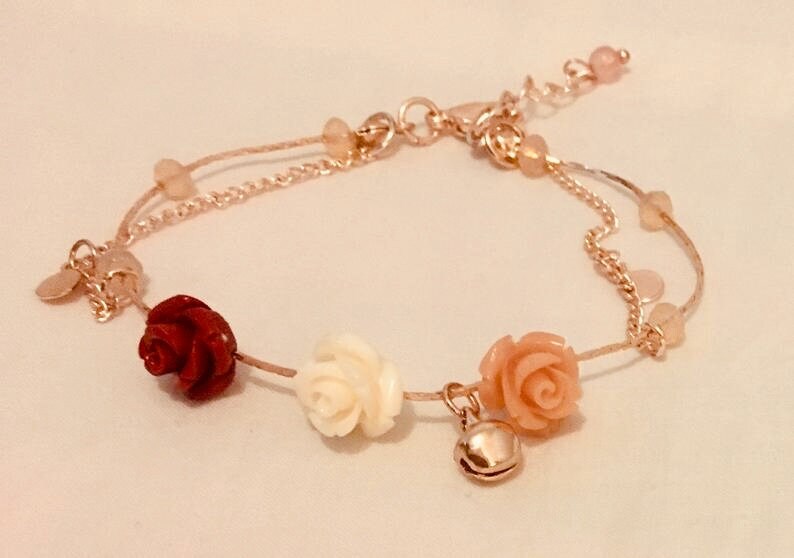 Bohewear Corral Blumen Armband - Boho Style, Boho Schmuck-Edelsteine Frauen von bohewear