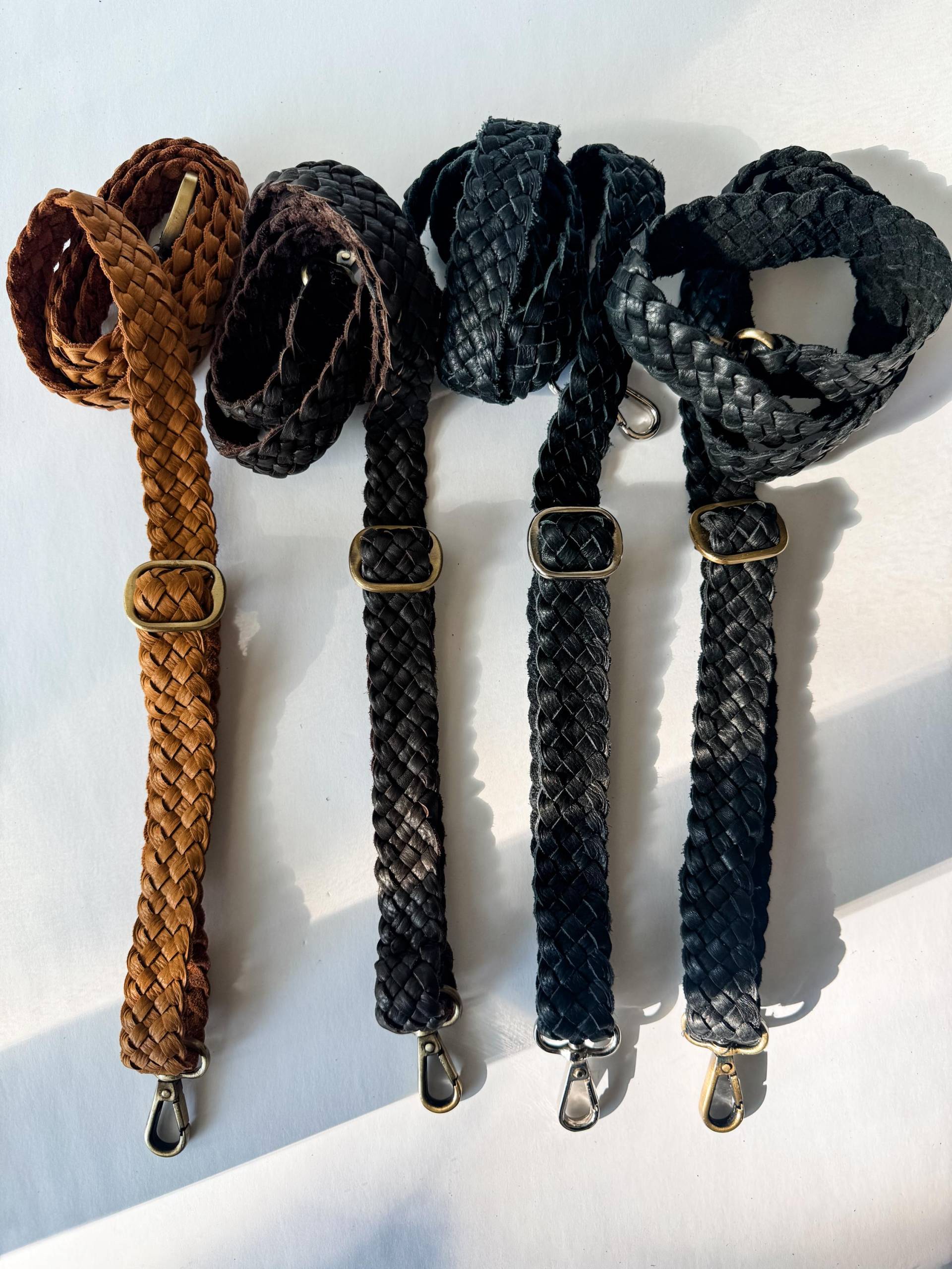 Geflochtenes Leder Geldbörse | Western Leder Geldbörse Riemen Umhängetasche Messenger Bag von bohoranchshop