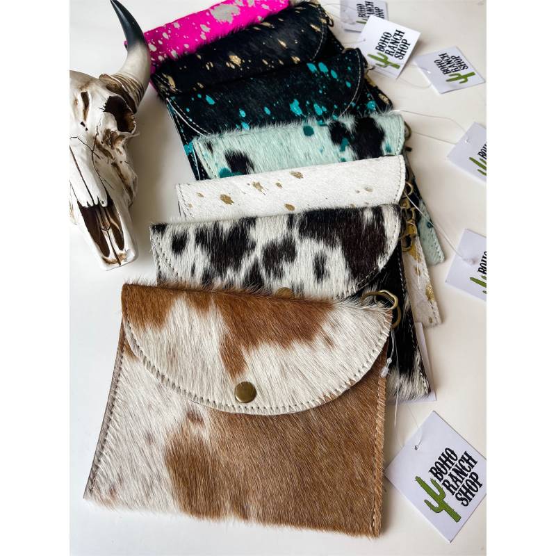 Jackie - Schlüsselanhänger Geldbörse Mit Haaren Auf Rindsleder Schlüsselanhänger | Kreditkarten Bargeld Beutel Taschenhalter Geschenke Für Sie von bohoranchshop