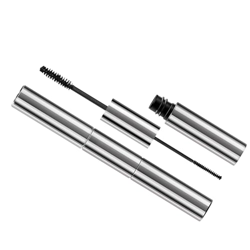 Schwarze Wimperntusche - Wasserfeste schwarze Doppelbürstenkopf-2-in-1-Mascara,Make-up wasserfeste Mascara-Augenkosmetik zum Locken und Verlängern der Wimpern Boiler von boiler