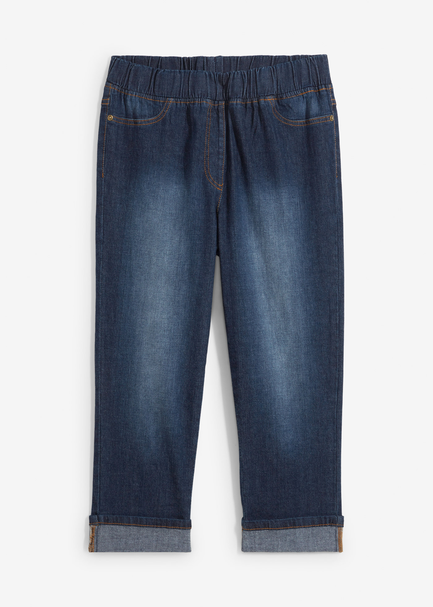 Slim Fit Jeans, Mid Waist, Baumwolle von bonprix