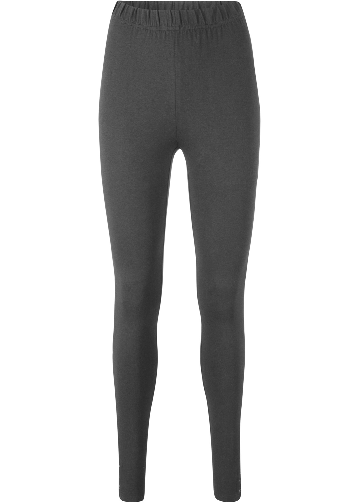 Leggings mit elastischem Bequembund und Druckknöpfen am Saum von bonprix