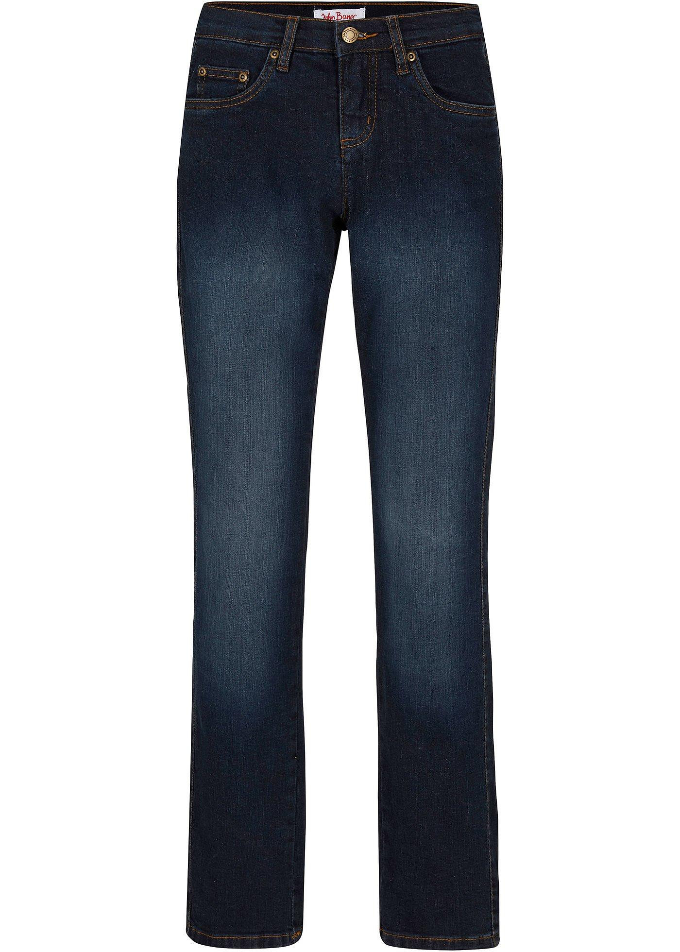 Straight Jeans High Waist, Shaping von bonprix