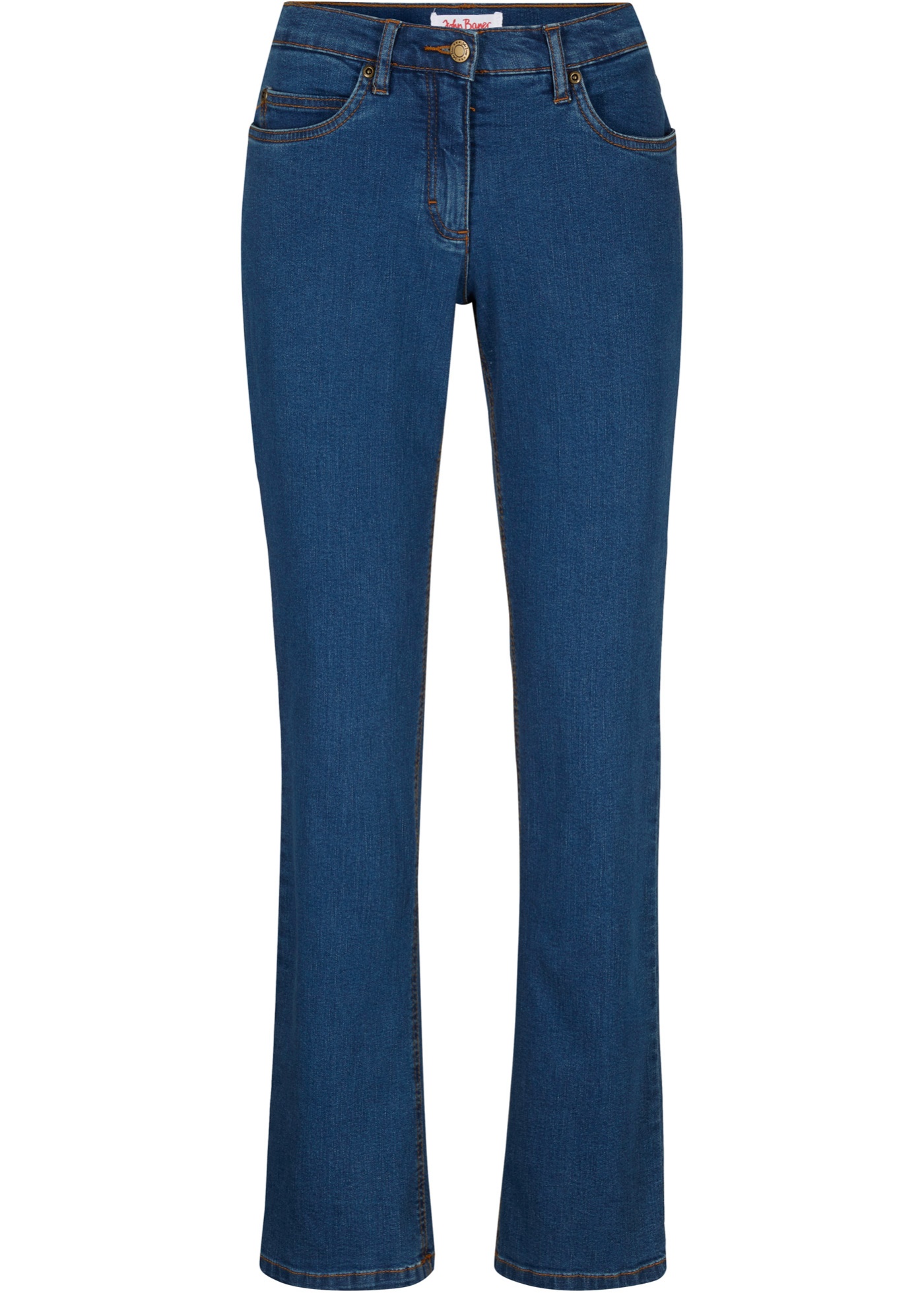 Straight Jeans Mid Waist, Stretch von bonprix