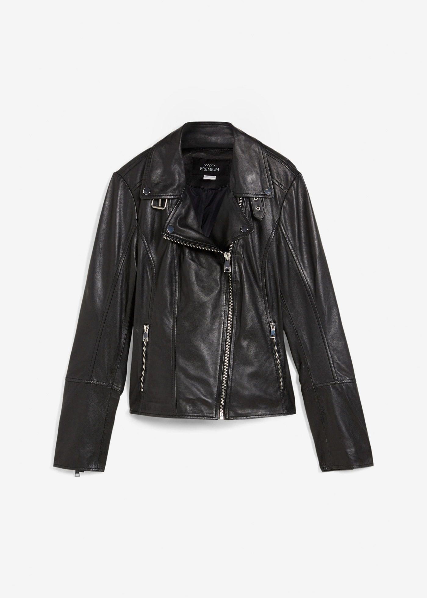 Biker-Lederjacke aus Lammnappa von bonprix