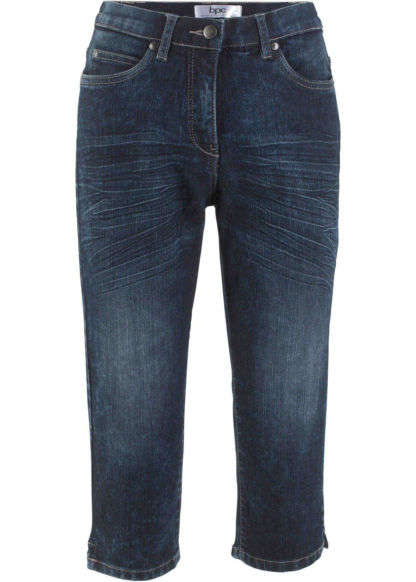 Straight Jeans, Mid Waist, Stretch von bonprix