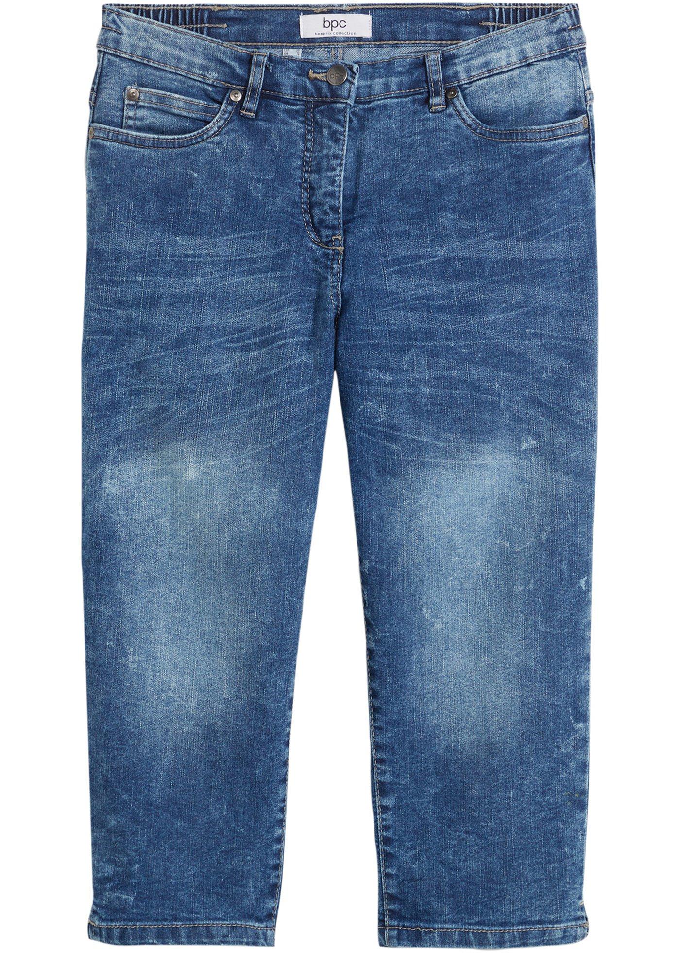 Straight Jeans, Mid Waist, Stretch von bonprix