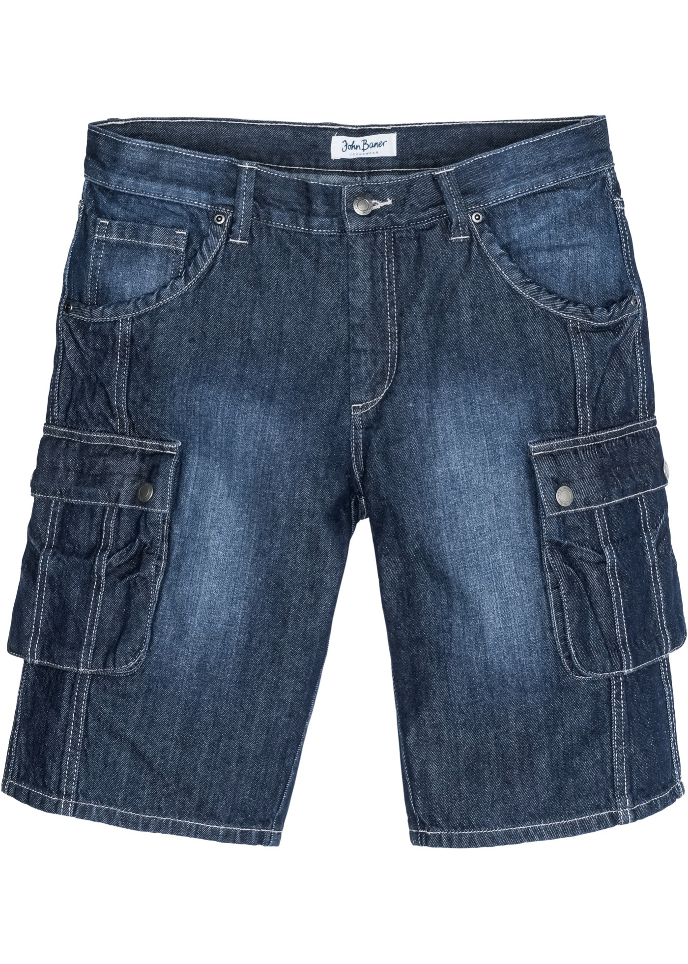 Cargo-Jeans-Bermuda Regular Fit von bonprix