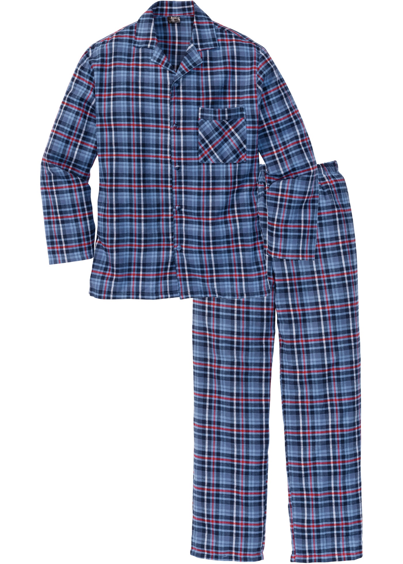 Flanell Pyjama von bonprix