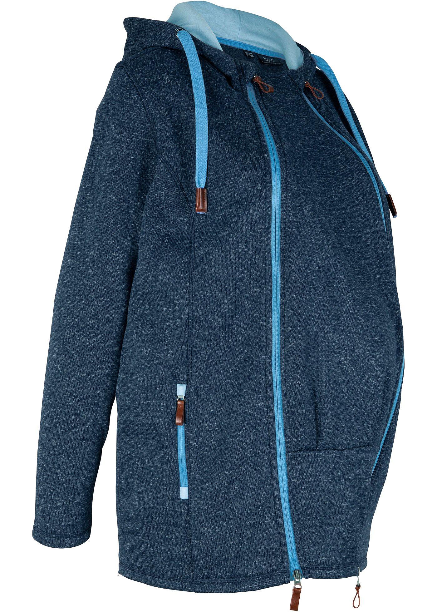 Fleece-Tragejacke / Fleece-Umstandsjacke von bonprix