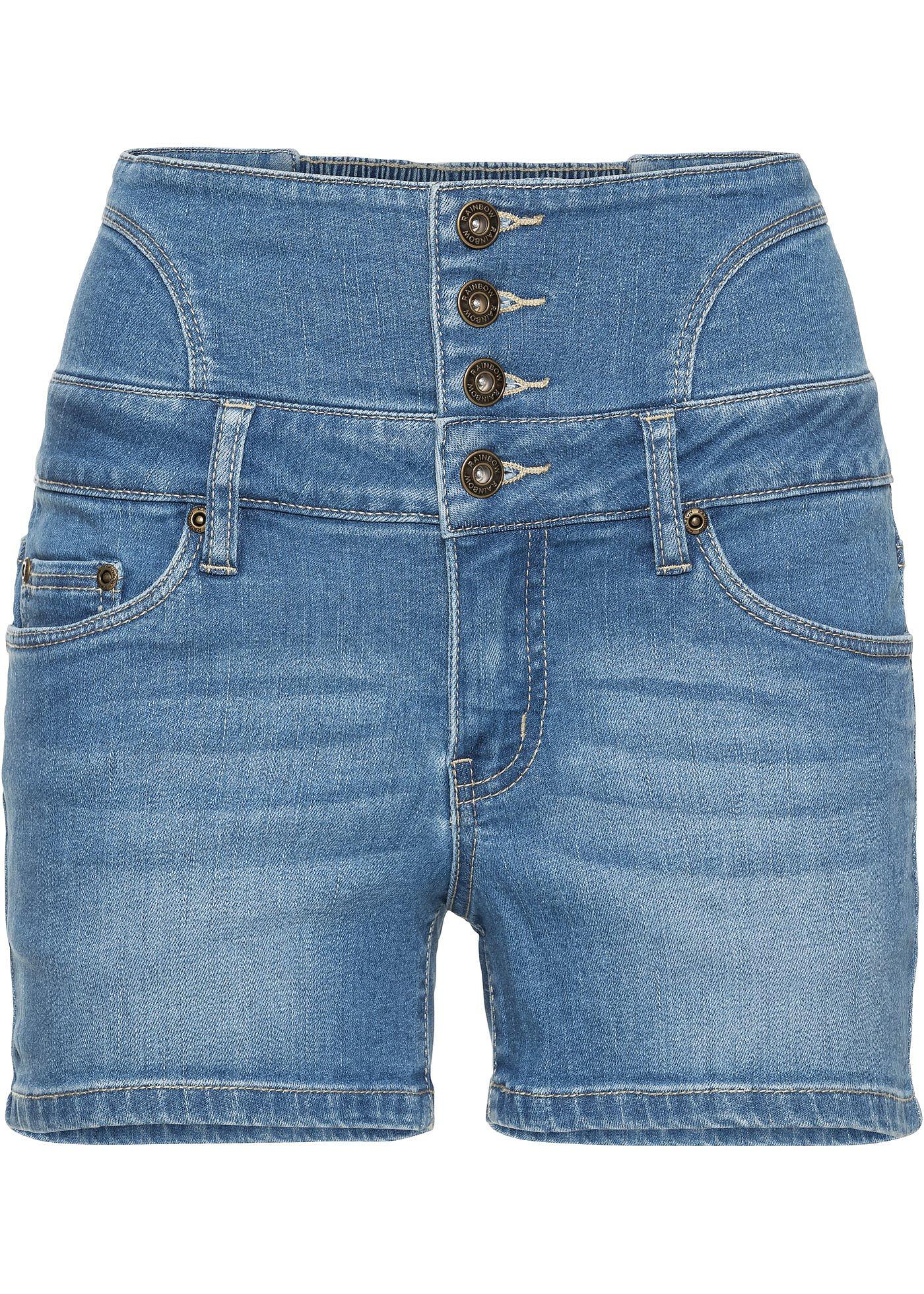 Highwaist-Jeans-Shorts von bonprix