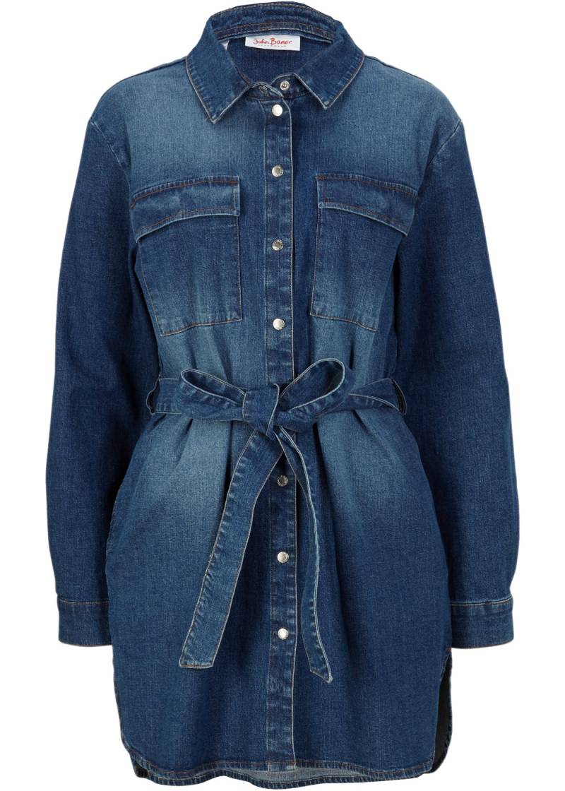 Jeanskleid mit Gürtel von bonprix