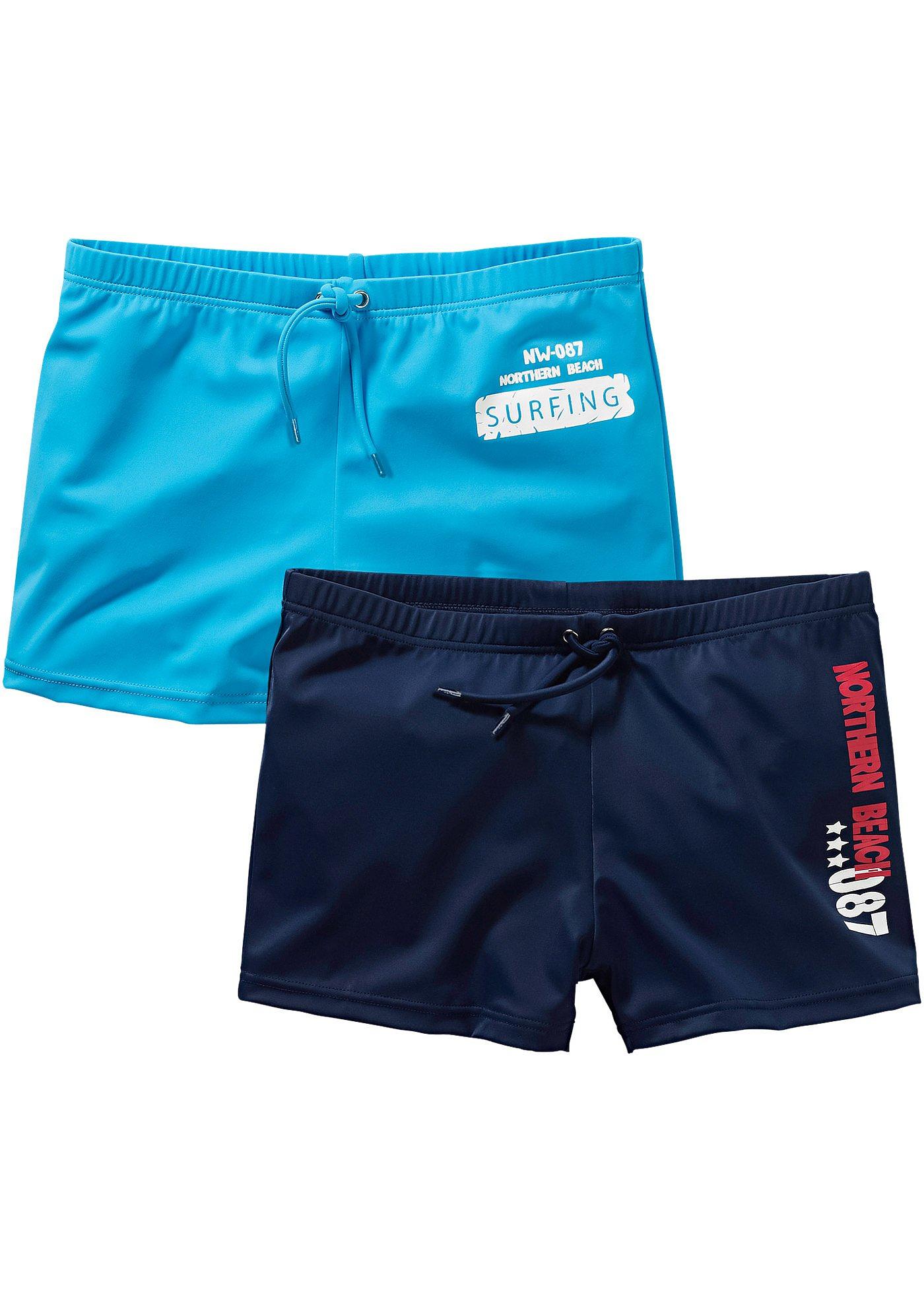 Jungen Badehose nachhaltig (2er-Pack) von bonprix