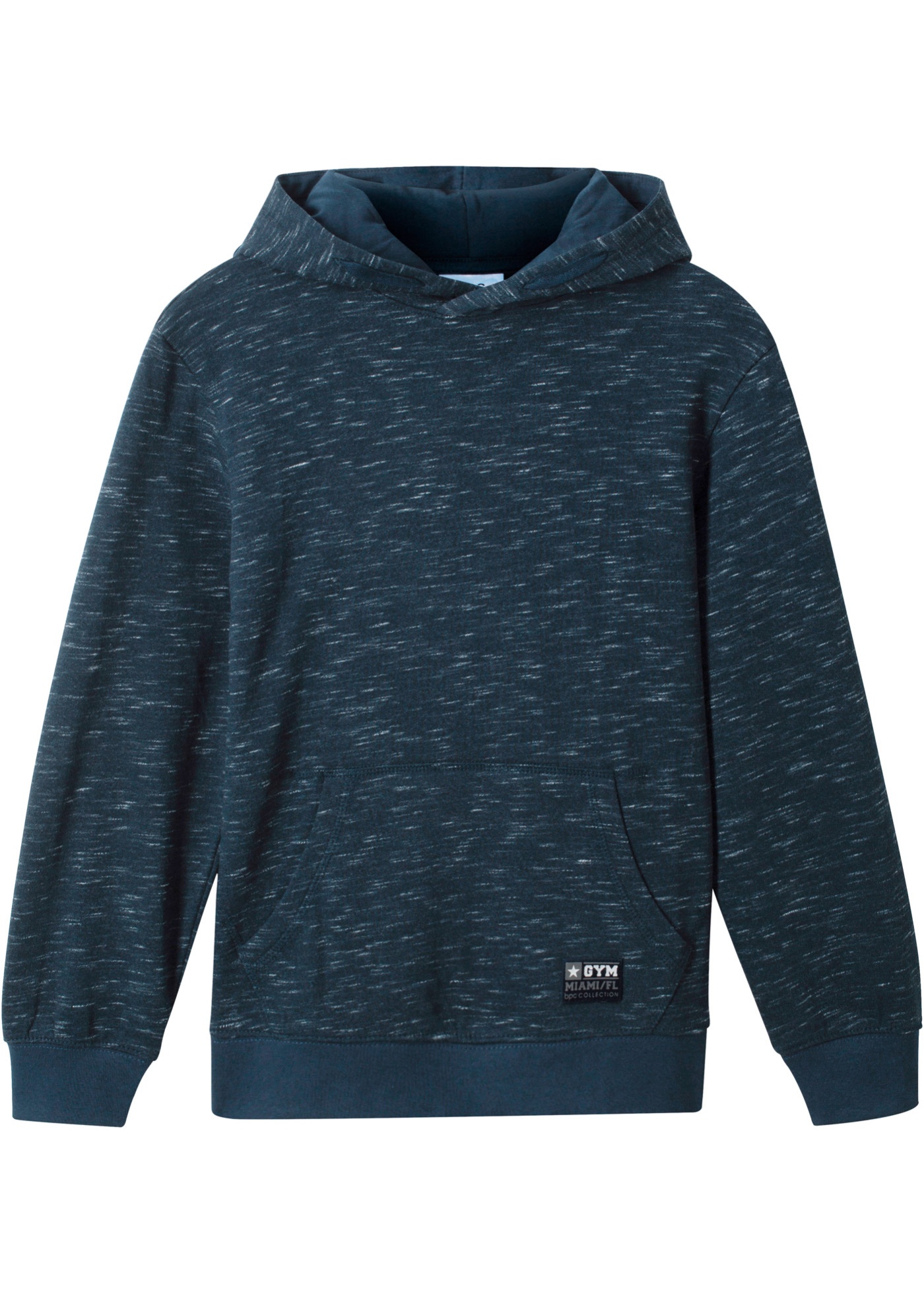 Jungen Kapuzensweatshirt, meliert von bonprix