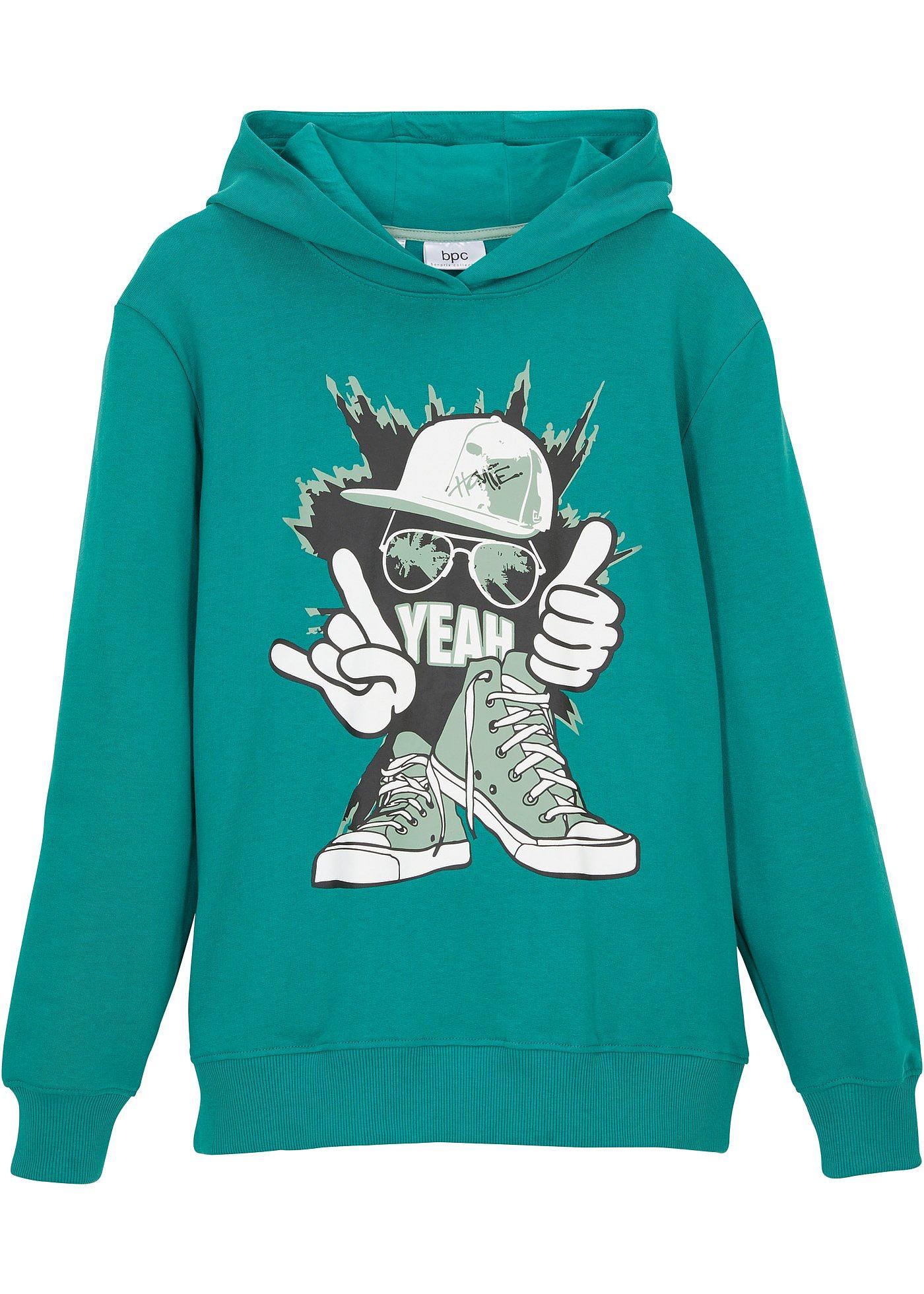 Jungen Kapuzensweatshirt von bonprix