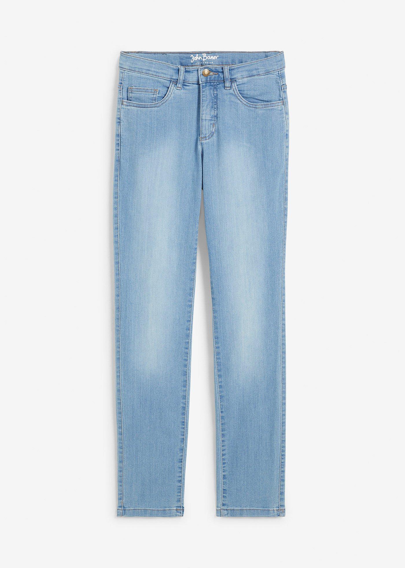 Straight Jeans Mid Waist, Stretch von bonprix